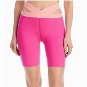 Aqua Women's Pink and Coral Shorts NWT